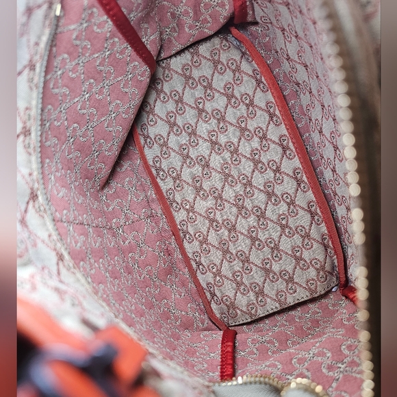 Anya Hindmarch Nevis Handbag in Signature Bow Canvas - Picture 11 of 14